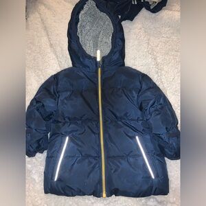 Wonder Nation Dark Blue Puffer Jacket‎ with Hood